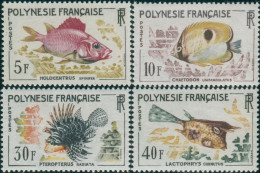 French Polynesia 1962 Sc#199-202,SG24-27 Fish Set MNH - Other & Unclassified