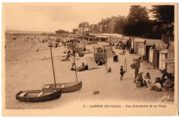 CPA 56 - LARMOR (Morbihan) - 3. Vue D'ensemble De La Plage - Larmor-Plage