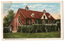 CPA USA - Washington's Barn, Mount Vernon, VA. - Autres & Non Classés