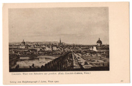 CPA AUTRICHE - 10. Canaletto. Wien Vom Belvedere Aus Gesehen (Kais. Gemälde-Gallerie, Wien) - Dos Non Divisé - Belvedere