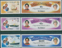 Tuvalu 1981 SG168-173 Royal Wedding Set MNH - Tuvalu