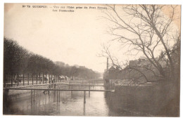 CPA 29 - QUIMPER (Finistère) - 72. Vue Sur L'Odet Prise Du Pont Firmin. Les Passerelles - Dos Non Divisé - Quimper