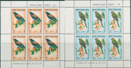 New Zealand 1962 SG813b Health Parakeet And Saddleback Set Of 2 MS MNH - Altri & Non Classificati