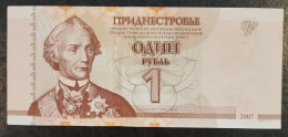 Transnistria 1 Rubles Year 2007 UNC - Moldova