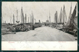 Trieste Città Molo Sartorio Barche Cartolina VK1676 - Trieste