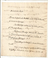 N°1918 ANCIENNE LETTRE A DECHIFFRER PAS DE DATE - Documents Historiques