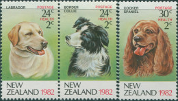 New Zealand 1982 SG1270-1272 Health Dogs Set MNH - Other & Unclassified