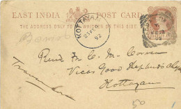 Postzegels > Europa > Groot-Brittannië () > India > 1852-1901 Koningin Victoria East India Briefkaart Bruin (16856) - 1882-1901 Imperio