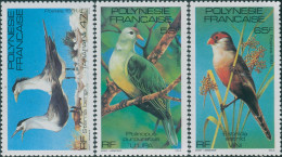 French Polynesia 1981 Sc#349-351,SG350-352 Birds Set MNH - Autres & Non Classés