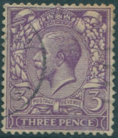 Great Britain 1924 SG423 3d Violet KGV #3 FU (amd) - Unclassified