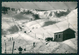 Aosta Courmayeur Plan Checrouit Nevicata Sci Foto FG Cartolina VK2767 - Aosta