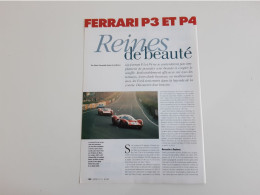 Coupure De Presse Sport Automobile Ferrari P3 - P4 - Andere & Zonder Classificatie