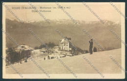 Verbania Stresa Mottarone Nevicata Cartolina ZQ5222 - Verbania