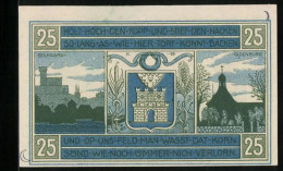 Notgeld Oldenburg-Holstein, 25 Pfennig, Ortsansichten Stargard Und Oldenburg  - Lokale Ausgaben