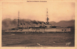 TRANSPORTS - Bateaux - Guerre - Marine De Guerre Française - Le Croiseur Cuirassé - Diderot - Carte Postale Ancienne - Guerre