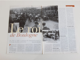 Coupure De Presse Sport Automobile Cyclecar Saga - Le Roi De Boulogne - Autres & Non Classés