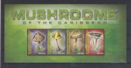 Grenada Grenadines - 2009 - Mushrooms  - Yv 3793/96 - Champignons