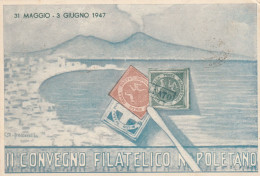 Cartolina - Postcard /  Viaggiata /  Convegno Filatelico Napoletano 1947 - Manifestaciones