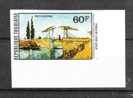 Togo   -   1978.  Anniversario  Di  Van Gogh.  Painting.  Fresh, Imperf. MNH, Rare - Autres & Non Classés