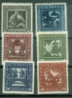 Autriche  Yv 368/373  Ou  Mi 488/493  * TB Ex 2 - Unused Stamps