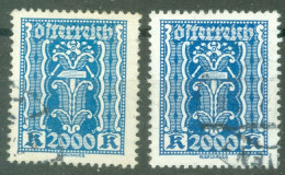 Autriche  Michel  395a Et 395b  Ob TB  - Used Stamps