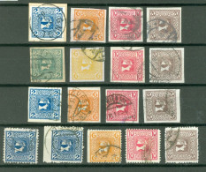 Autriche   Michel  157/160  Ob B/TB Divers Papier  - Used Stamps