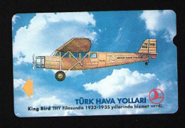 Turkıye Phonecards-THY King Bird 100 Units PTT Unused - Sammlungen