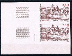 France 1994 N° 2894 Paire  Non Dentelé  IMP  Neuf MNH **  Argentat Corrèze - 1991-2000