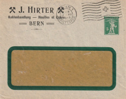 Suisse Entier Postal Privé Bern 1915 - Postwaardestukken