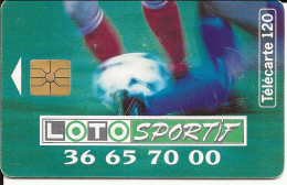 France: France Telecom 09/93 F420 Loto Sportif - 1993