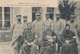 54 // GERBEVILLER  Le 29 Aout 1915 - Monseigneur RUCH Entouré De Quelques Uns De Ses Prêtres Infirmiers - Gerbeviller