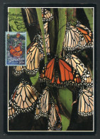 GIBRALTAR (2023) Carte Maximum Card - Butterflies, Papillon, Monarque, Monarch, Danaus Plexippus, Monarchfalter - Gibilterra