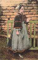 FOLKLORE - Costumes - Jeune Fille De Guémené - Carte Postale Ancienne - Vestuarios