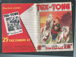 Bd " Tex-Tone  " Bimensuel N° 135 " Qui Est L'imposteur ?     "      , DL  10 DECEMBRE 1962  - BE- RAP 0701 - Small Size