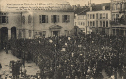 Manifestation Viticoles à Bar Sur Aube - Fantassins Et Gendarmes Barrent La Route Aux Manifestants - Bar-sur-Aube