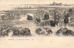 FRANCE - Dieppe - La Pêche Aux Crabes - LL - Animé - Carte Postale Ancienne - Dieppe