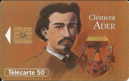 France: France Telecom 06/93 F391a Les Grandes Figures, Clément Ader - 1993