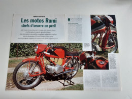 Coupure De Presse Automobile Moto Rumi 125 - Moto