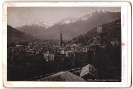 Foto S. Pötzelberger, Meran, Ansicht Meran, Blick über Die Stadt Mit Vintschgau  - Plaatsen