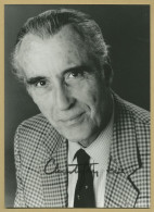 Christopher Lee (1922-2015) - James Bond - LOTR - Rare Signed Photo - 90s - COA - Actors & Comedians