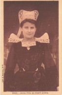 FOLKLORE - Costumes - Jeune Fille De Pont Aven - Carte Postale Ancienne - Vestuarios