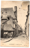 CPA 50 - PONTORSON (Manche) - 147. La Rue De Tanis - ND Phot (petite Animation) - Pontorson