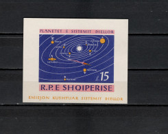 Albania 1964 Space, Solar System S/s Imperf. MNH - Europe