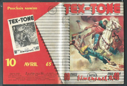 Bd " Tex-Tone  " Bimensuel N° 190 "  2 Beaux Chevaux , 3 Beaux Coquins  "      , DL  1 Er  Tri.  1965  - BE- RAP 0703 - Kleinformat