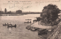 FRANCE - Vichy - Les Bords De L'Allier - Bateaux - Animé - Vue Sur D'ensemble - Barques - Carte Postale Ancienne - Vichy