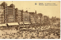 OOSTENDE Vue Générale Plage - Algemeen Zicht Van Het Strand Ed. Thill Serie 13 N°6, 1935 T - Oostende