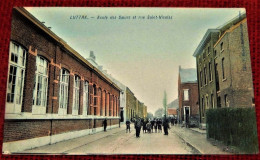 LUTTRE  -  Ecole Des Soeurs Et Rue Saint-Nicolas - Pont-a-Celles