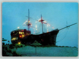 40126004 - Segelschiffe Piratenschiff Bei Nacht - Voiliers