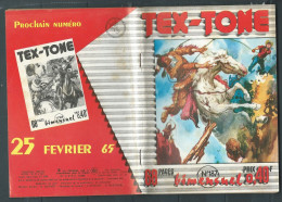 Bd " Tex-Tone  " Bimensuel N° 187 "  Fausse Monnaie "      , DL  1 Er  Tri.  1965  - BE- RAP 0704 - Formatos Pequeños