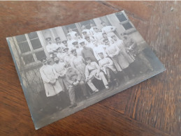 FRANKFURT A.M. - LAZARETT - 1916 - OFFIZIERE SOLDATEN AERZTE In POSE - PATIENTEN - KRIEGSVERLETTZUNGEN - Nach ELTVILLE - Oorlog, Militair